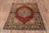 Vintage Oushak Area Rug (4' x 6')